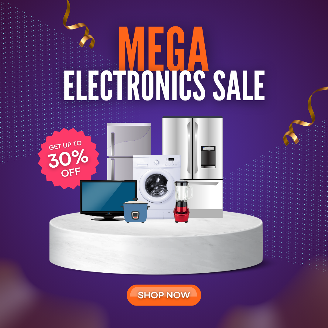 electronics mega sale instagram post