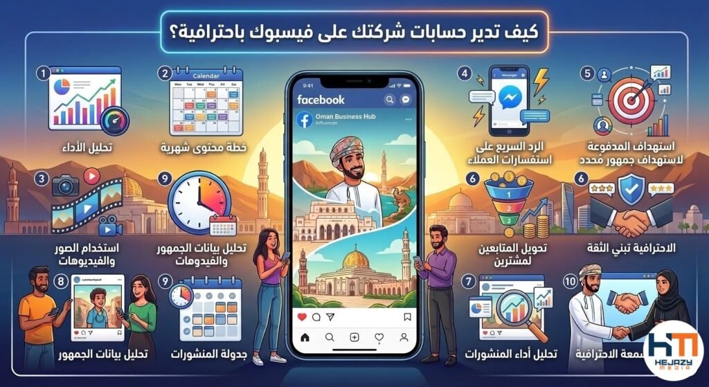 كيف تدير حسابات شركتك على فيسبوك باحترافية؟