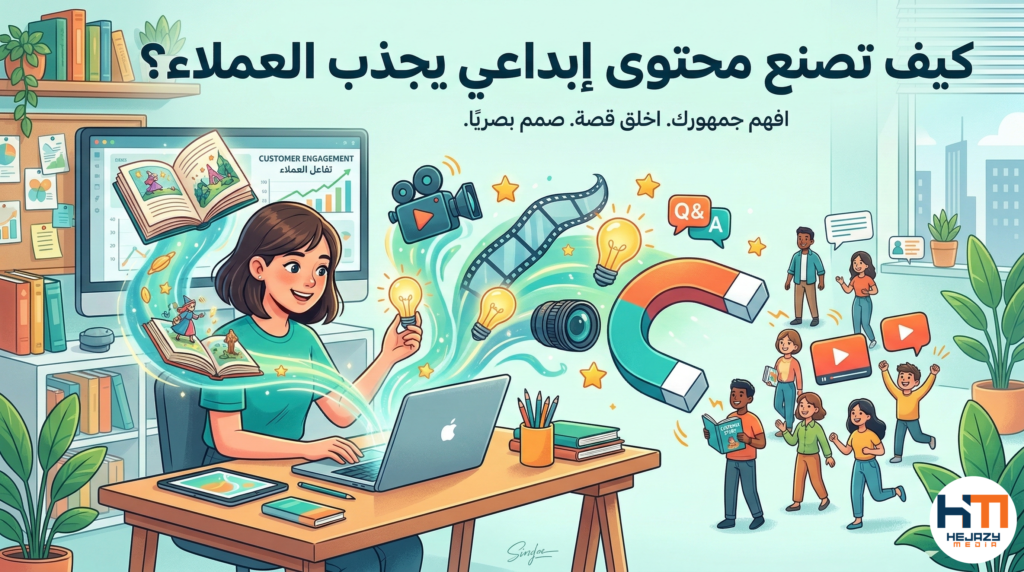 كيف تصنع محتوى إبداعي يجذب العملاء؟